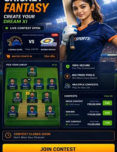 Pgbet (pgbet) fantasy cricket & matchday visual 3